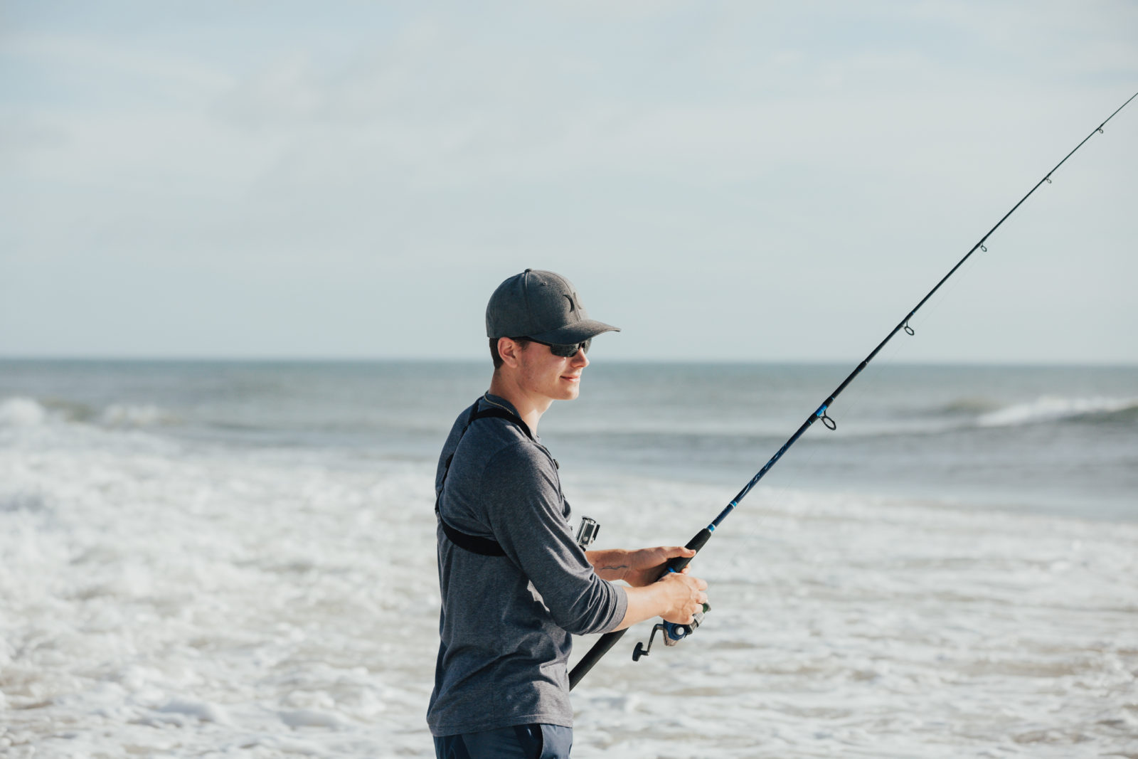 Outer Banks, North Carolina Surf Fishing Rachel Yearick Photography