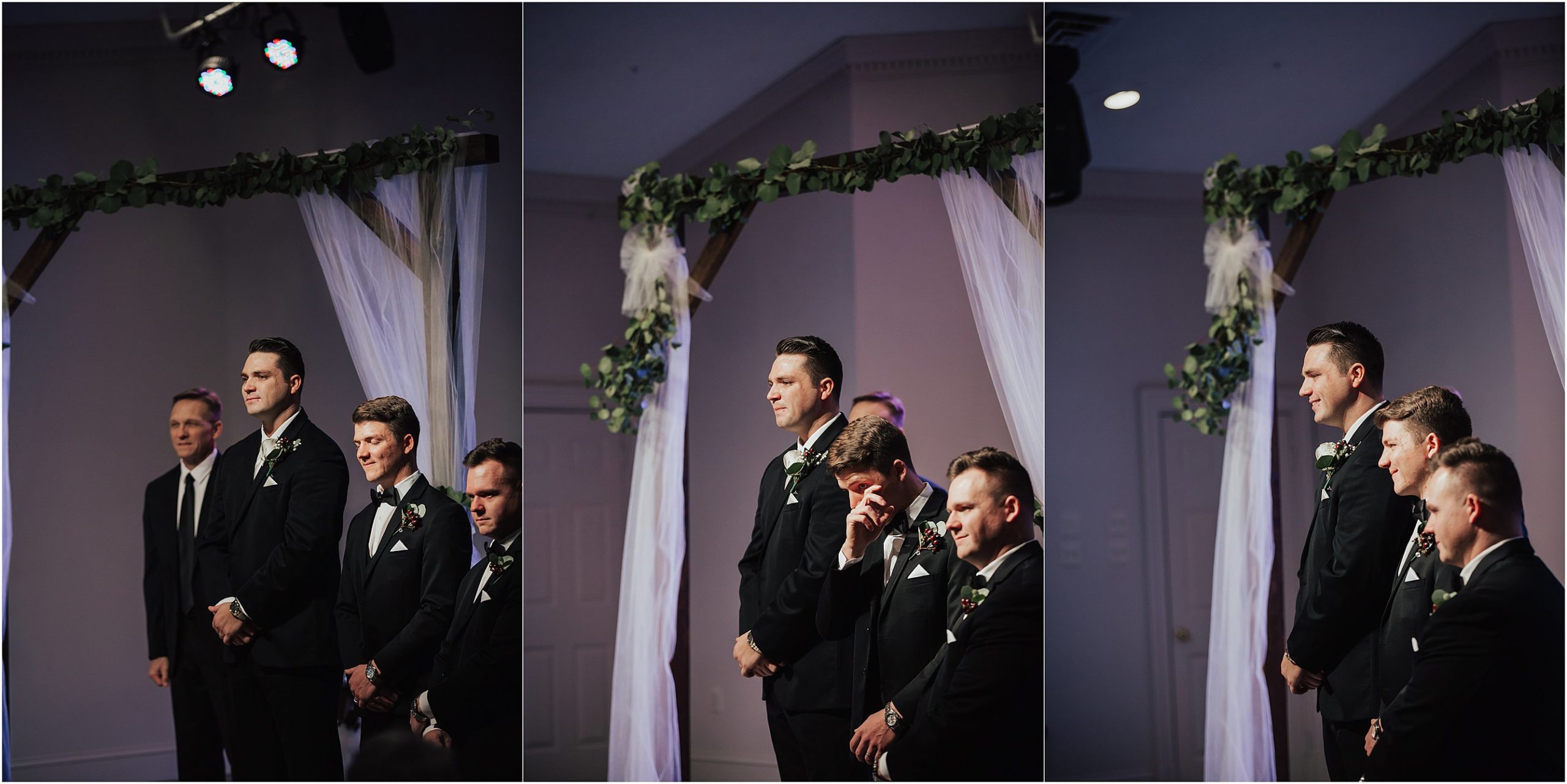groom first reaction