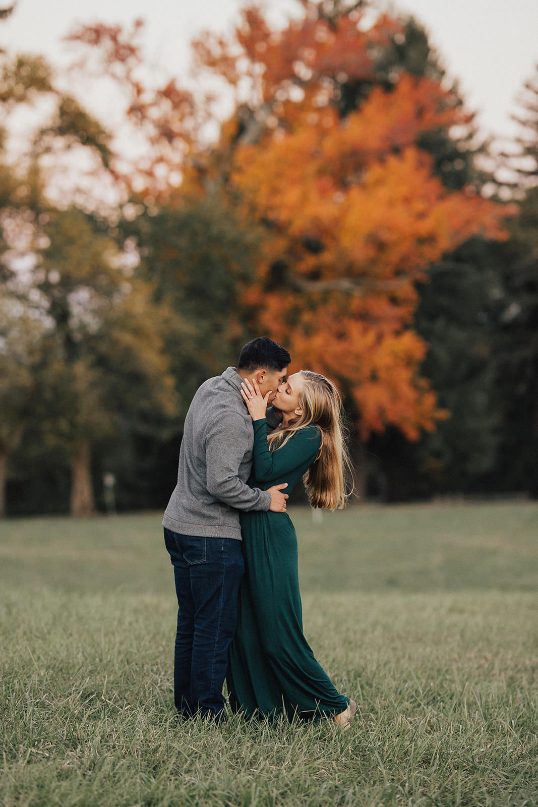 Fall Engagement Photo