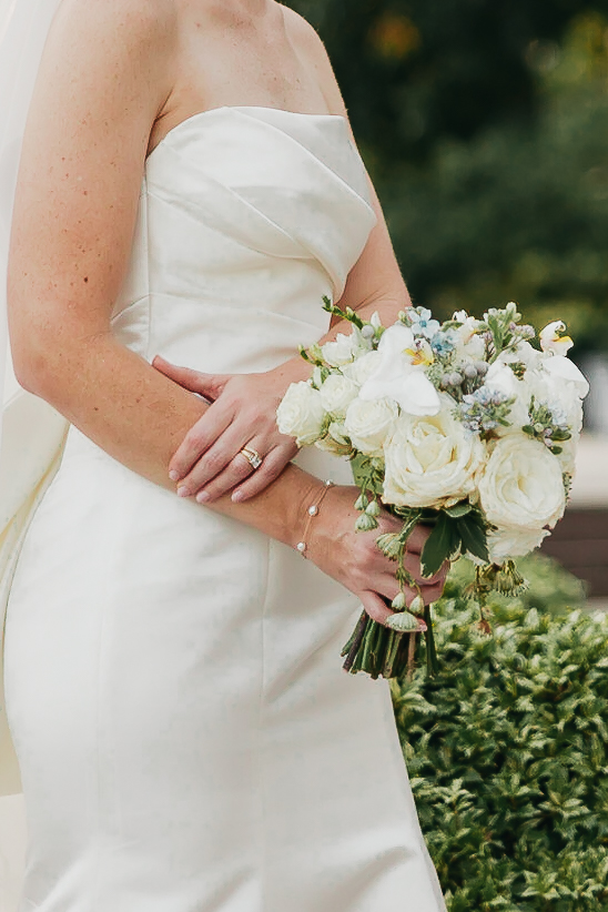 Photo of Bride with Bouquet by Rachel Yearick Photography