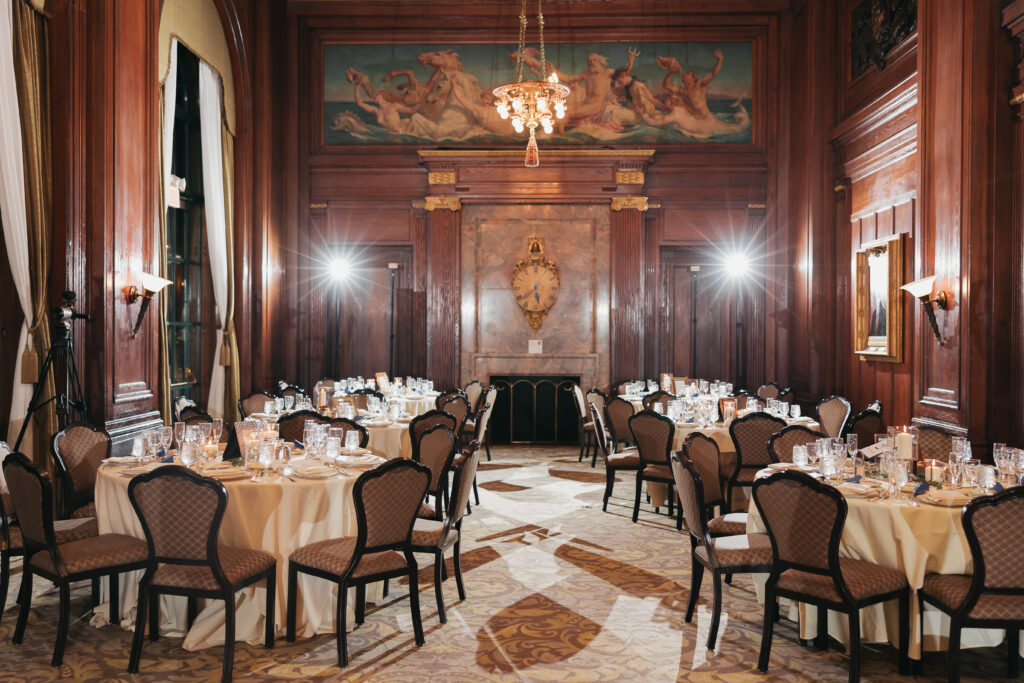 Elegant military heritage wedding at the Army and Navy Club Washington DC with marble staircases and stately interiors