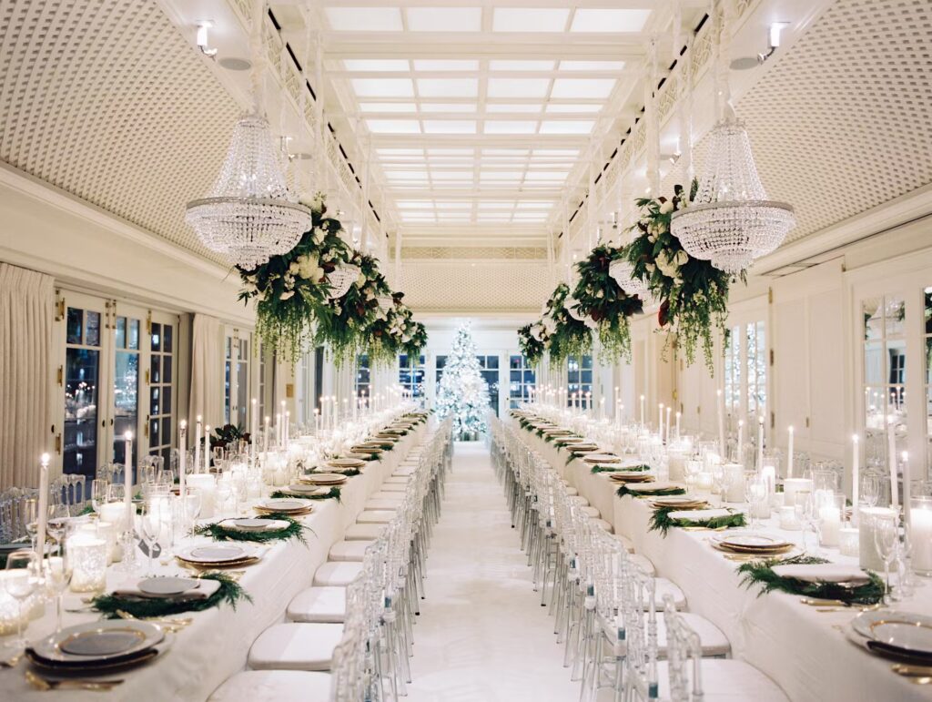 Romantic rooftop wedding at The Hay-Adams with views of the White House and classic DC skyline