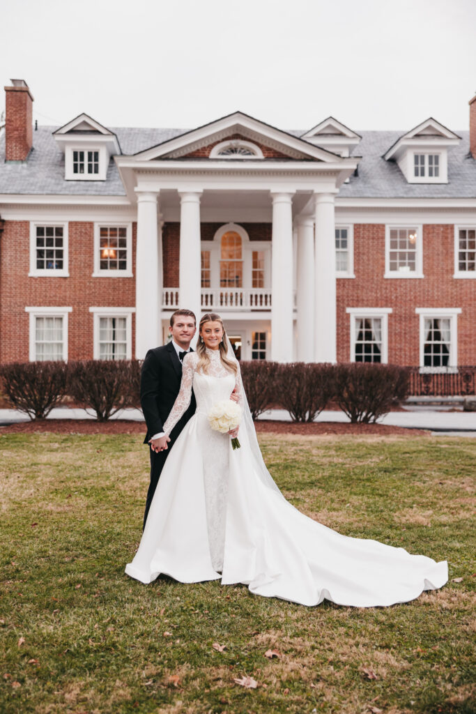 Bride and Groom Portraits at Raspberry Plain Manor wedding in Leesburg, Virginia
