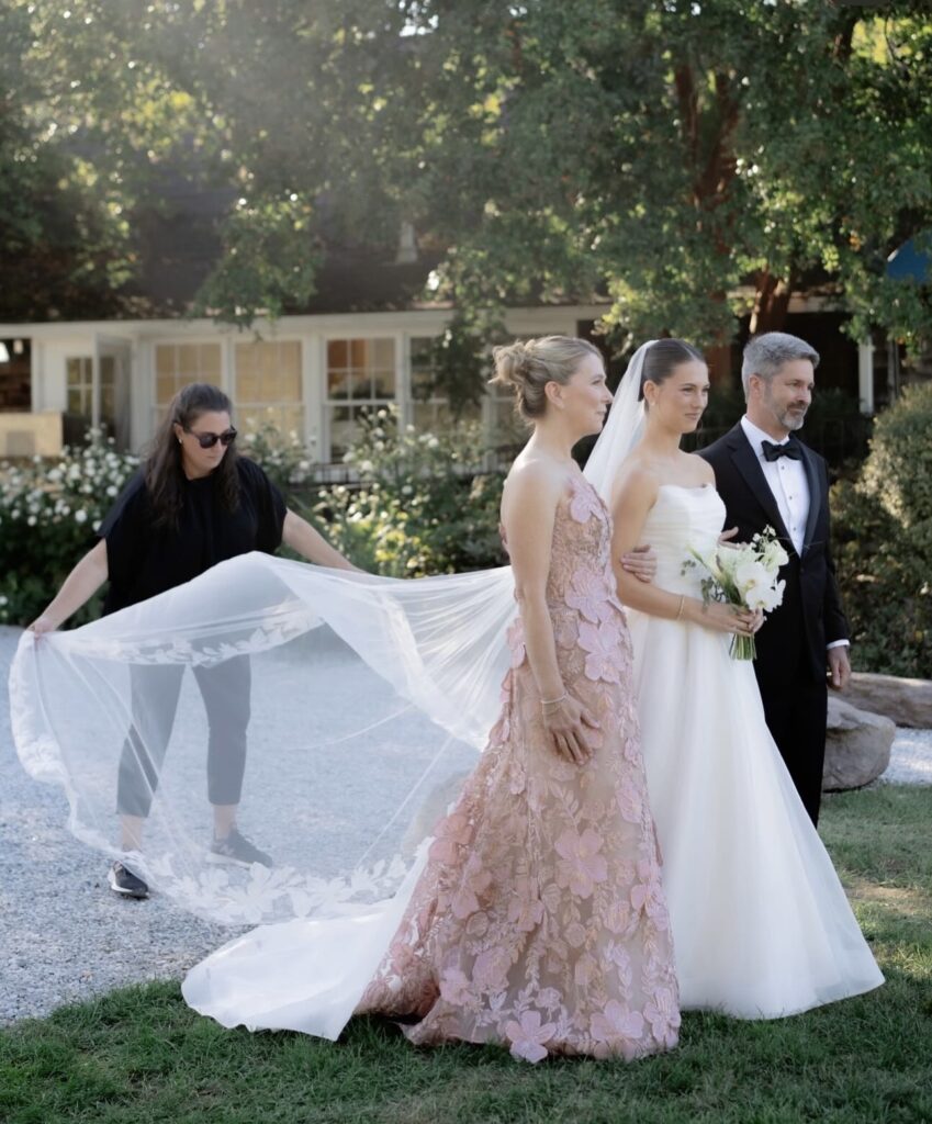 Wedding planner working with couple 