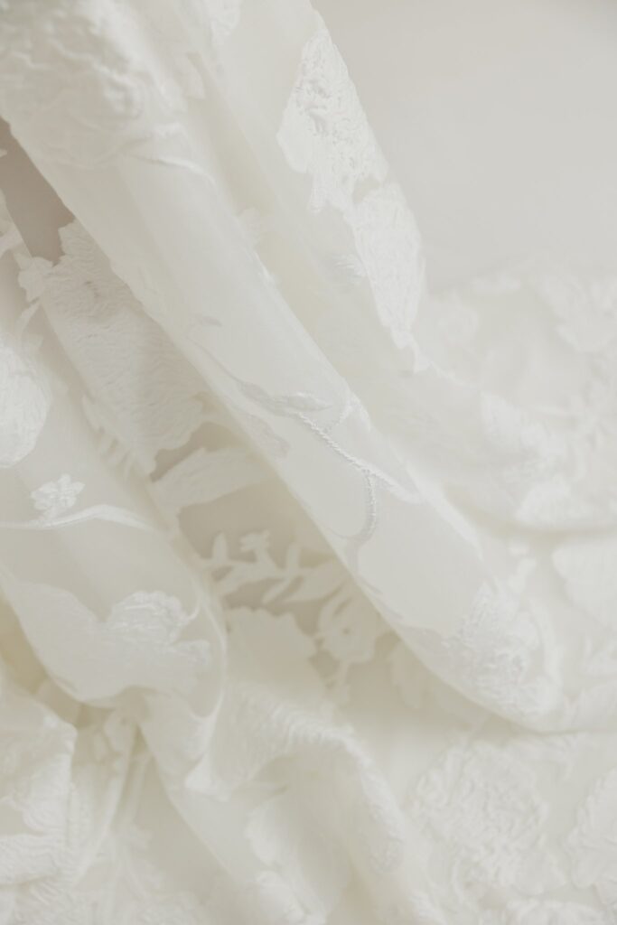 Details of a Wedding Dress Photography by Rachel Yearick