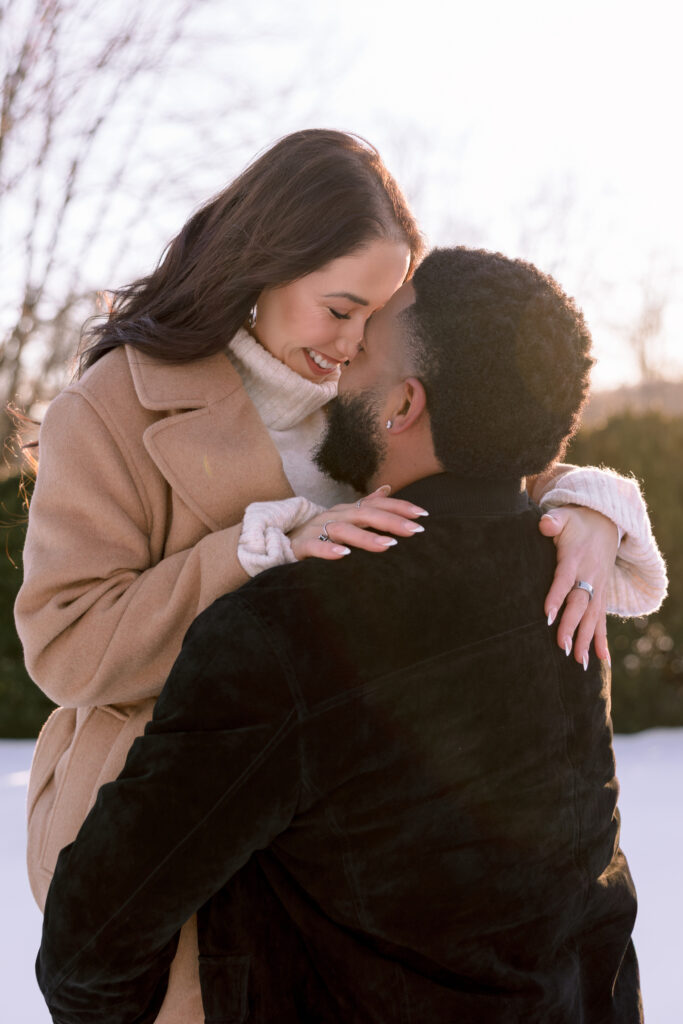 Winter couples photography session 