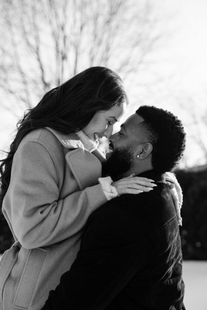 Winter couples photography session 