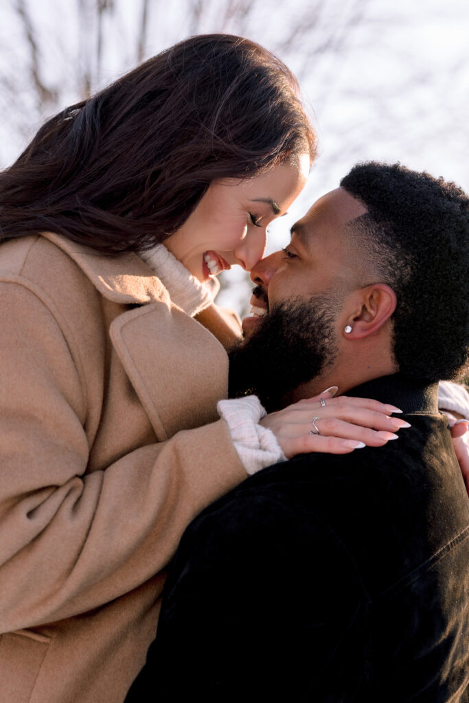 Winter couples photography session 