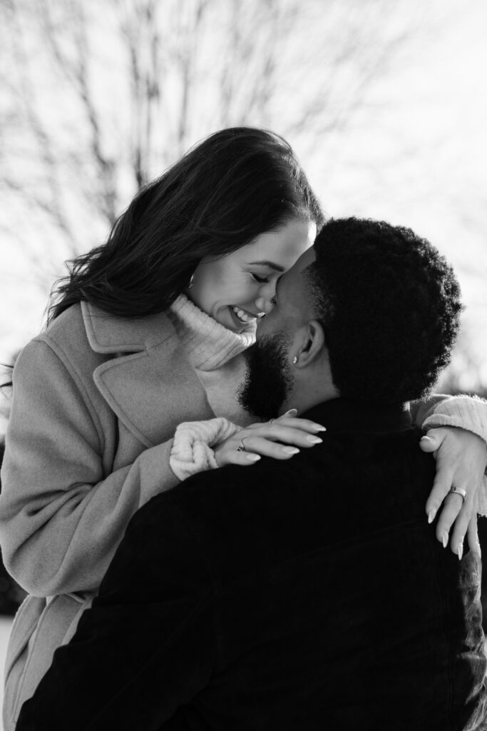 Winter couples photography session 