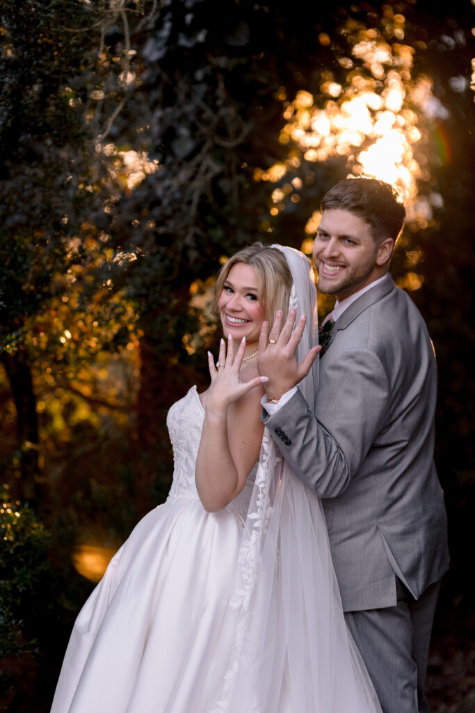 Romantic winter wedding portraits at Raspberry Plain Manor in Leesburg VA