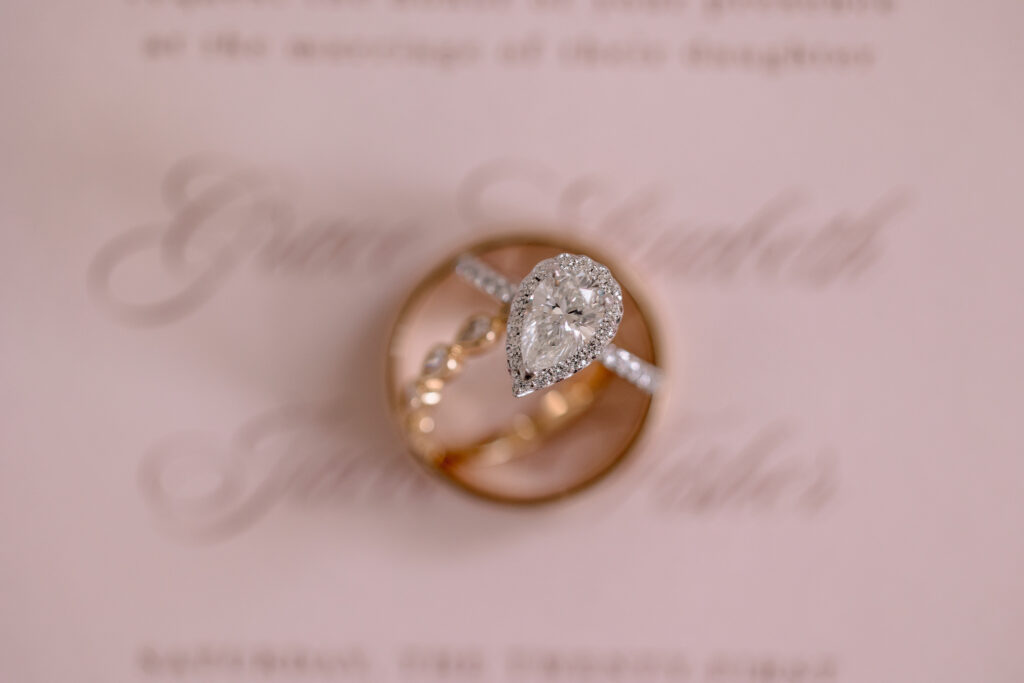 rings photo at Raspberry Plain Manor during a winter wedding in Leesburg Virginia