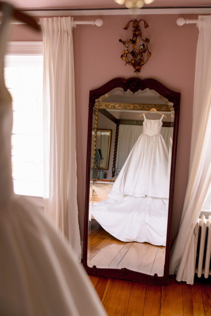 Essence of Australia wedding dress photographed at Tranquility Farm