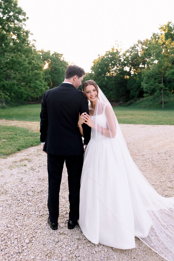 Elegant wedding reception at Tranquility Farm in Loudoun County