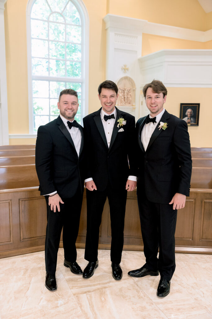 Catholic wedding ceremony at St. Francis de Sales Church in Purcellville Virginia